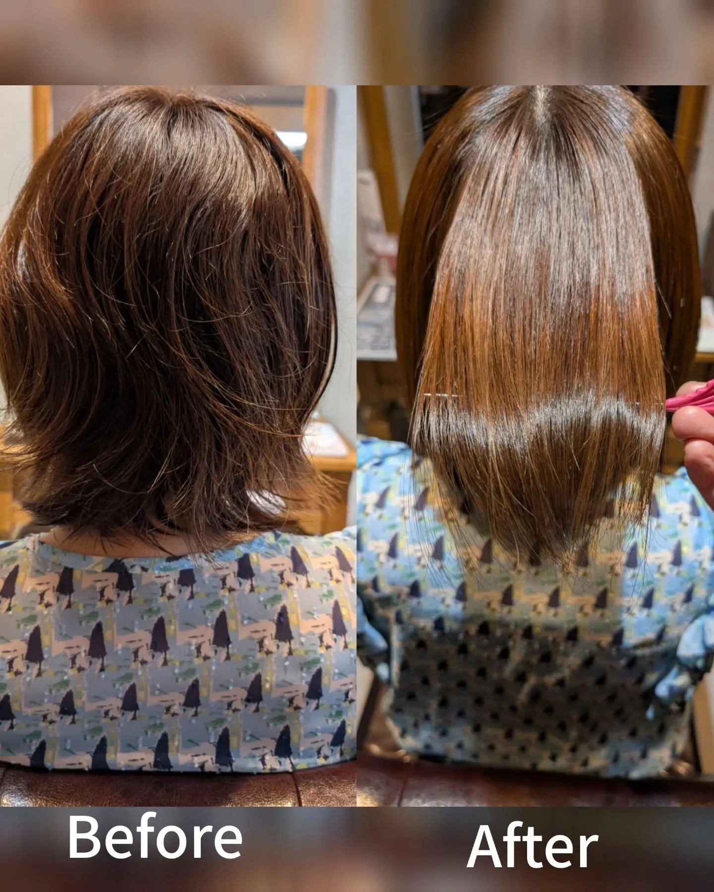 こんばんは大田区久が原の美容院lesliensです。